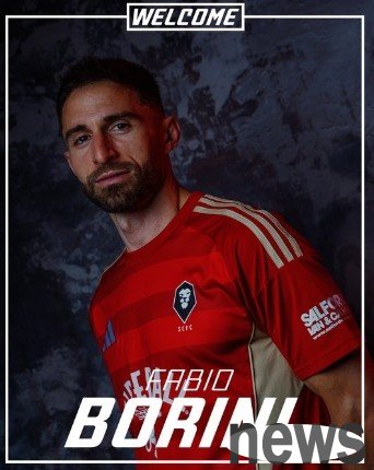 Official: 34-year-old forward Borini joins Salford City in the English second division. He has played for Liverpool, Milan, etc.