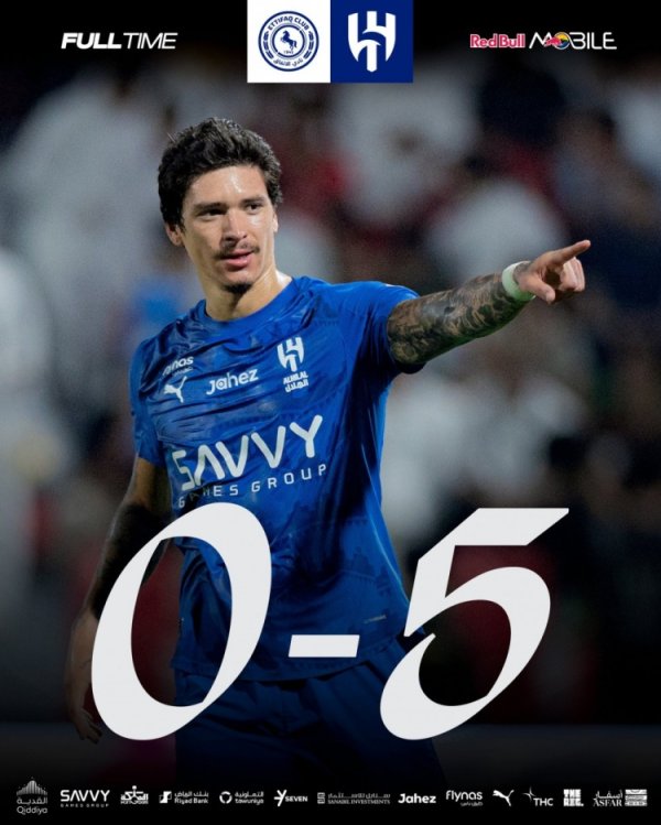 Thigh-level performance! Nunez scored twice in this league. Since joining Crescent Moon, he has 4 goals and 2 assists in 5 games.